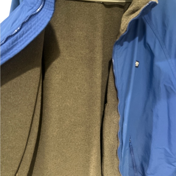 Lands' End Men's Classic Blue Windbreaker Aircore-200 Polartec - Picture 3 of 11